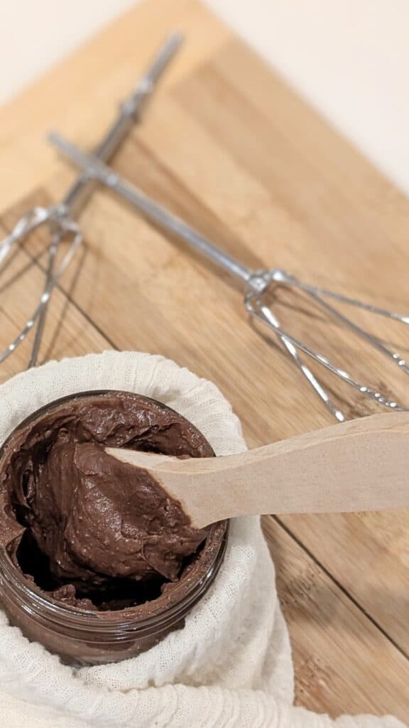 Image of Chocolate Tahini Buttercream Frosting
