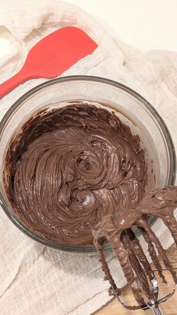 Image of Chocolate Tahini Buttercream Frosting