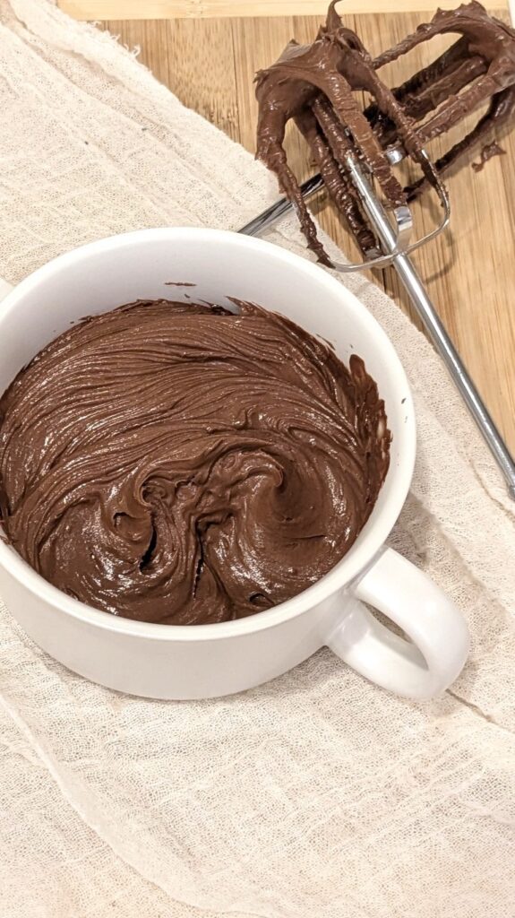 Image of Chocolate Tahini Buttercream Frosting