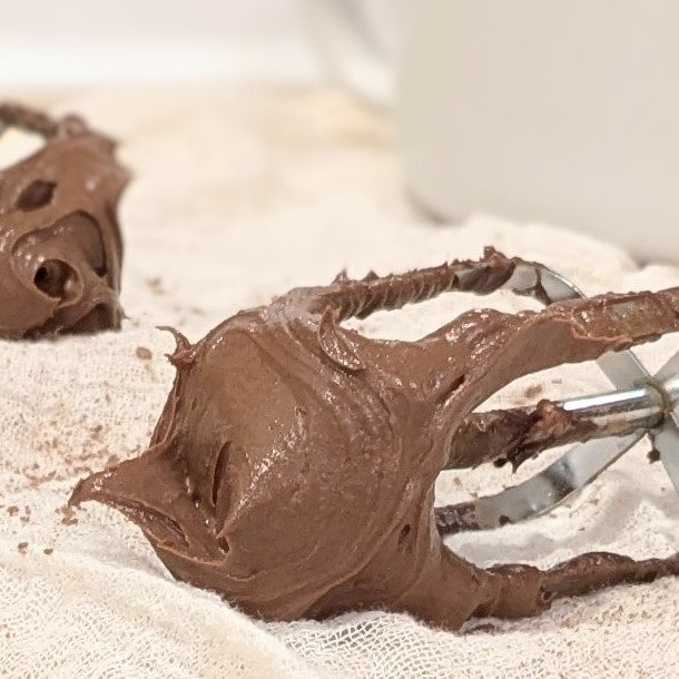 Image of Chocolate Tahini Buttercream Frosting