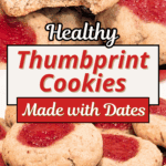 Healthy Thumbprint Cookies Made with Dates