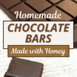 Homemade Chocolate Bars Made with Honey