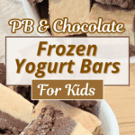 PB & Chocolate Frozen Yogurt Bars for Kids