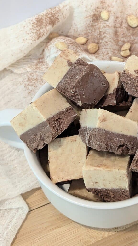 Image of Chocolate Peanut Butter Frozen Yogurt Bites