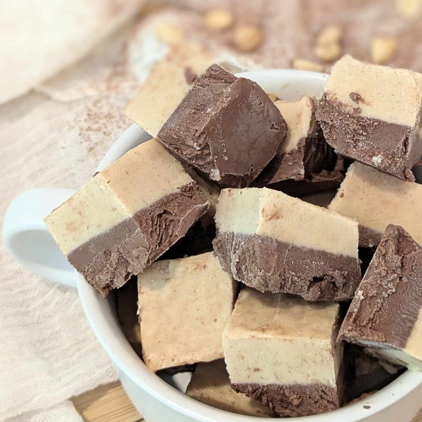 Image of Chocolate Peanut Butter Frozen Yogurt Bites