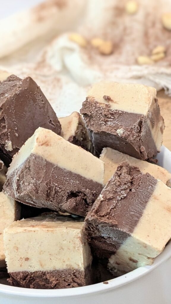 Image of Chocolate Peanut Butter Frozen Yogurt Bites