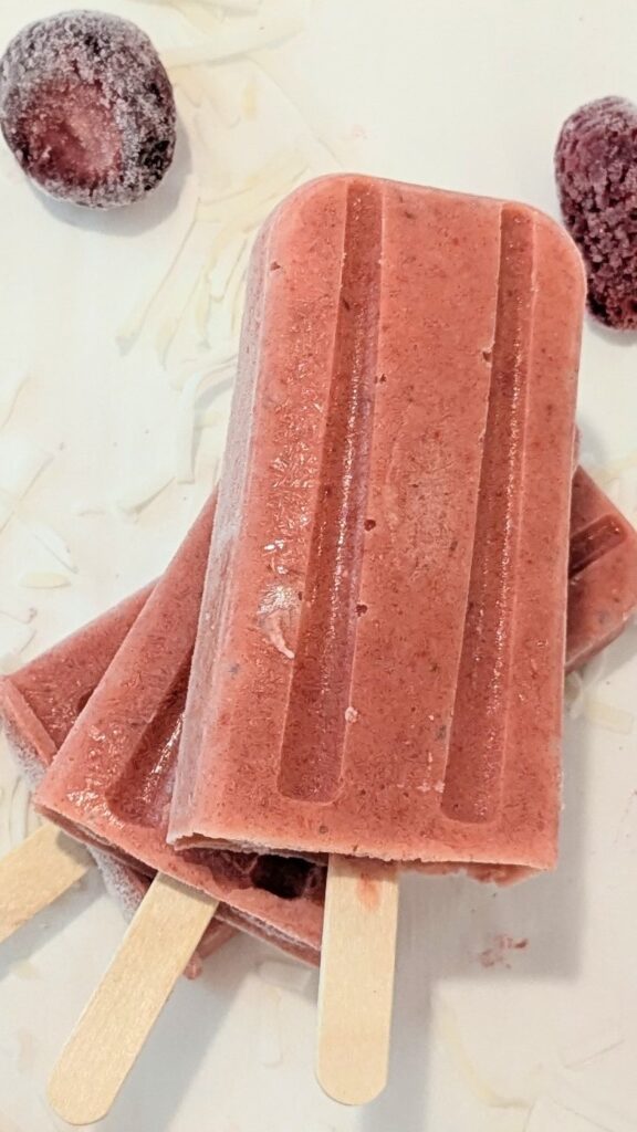 Image of Strawberry Popsicles