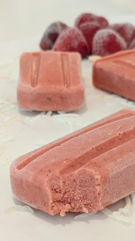 Image of Strawberry Popsicles
