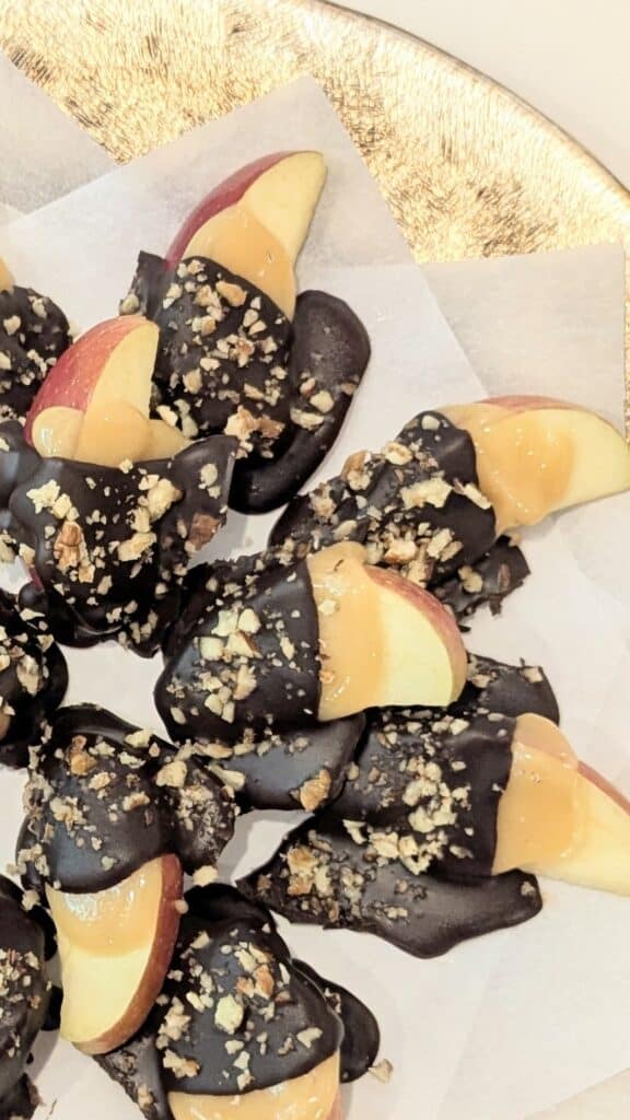 Image of Chocolate Covered Caramel Apple Slices