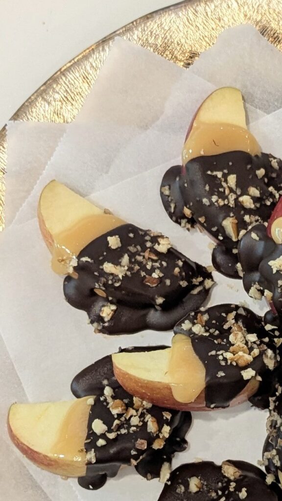 Image of Chocolate Covered Caramel Apple Slices