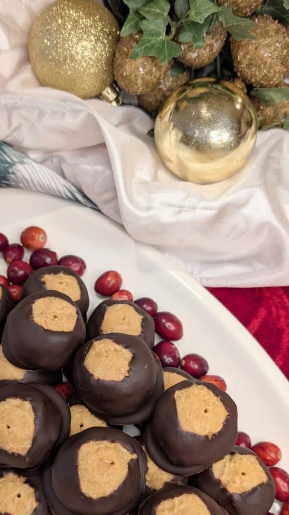 Image of Christmas Healthy Buckeye Balls