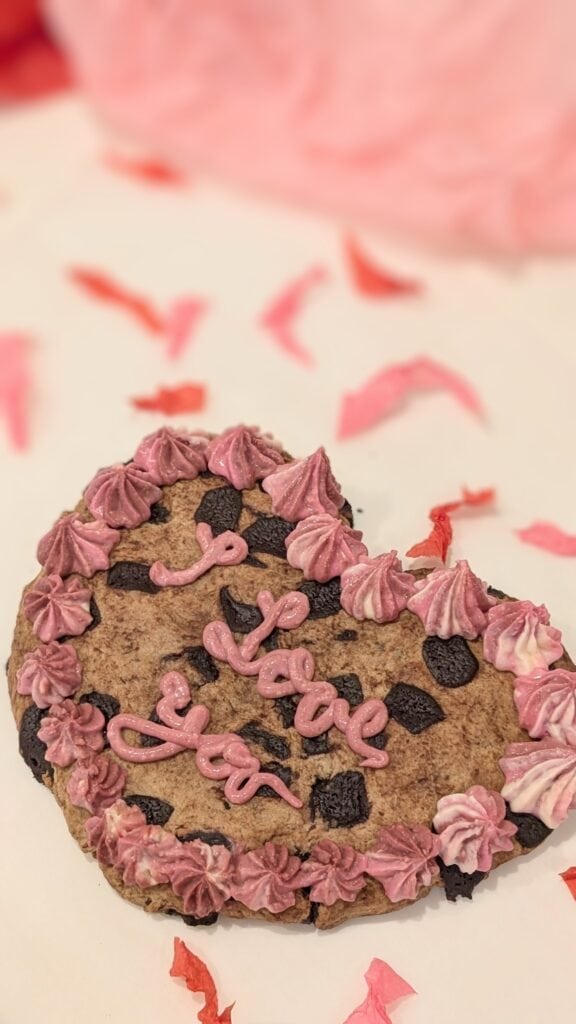 Image of Giant Heart Shaped Cookie