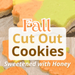 Fall Cut Out Cookies Sweetened with Honey