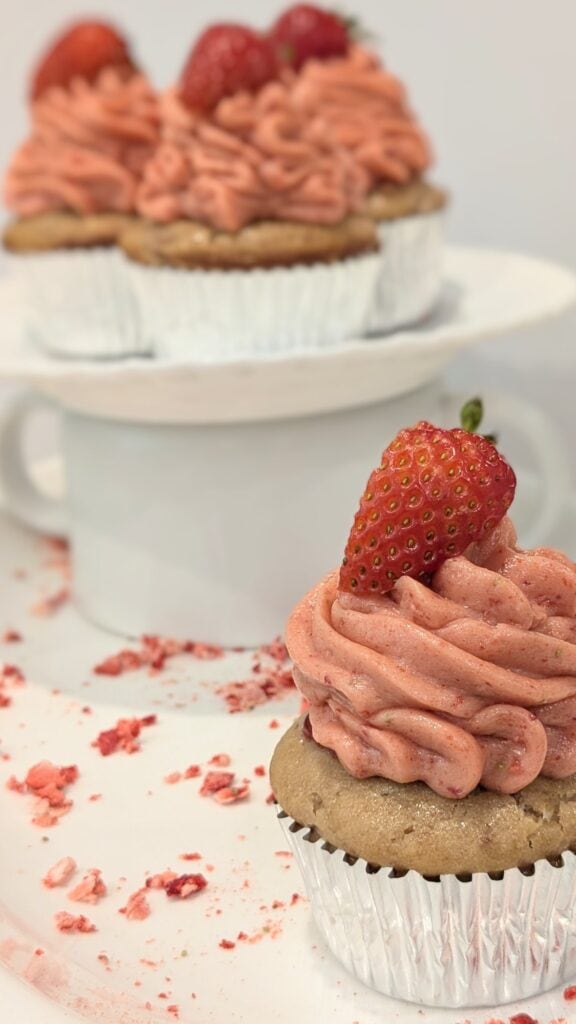 Image of Homemade Strawberry Cupcakes
