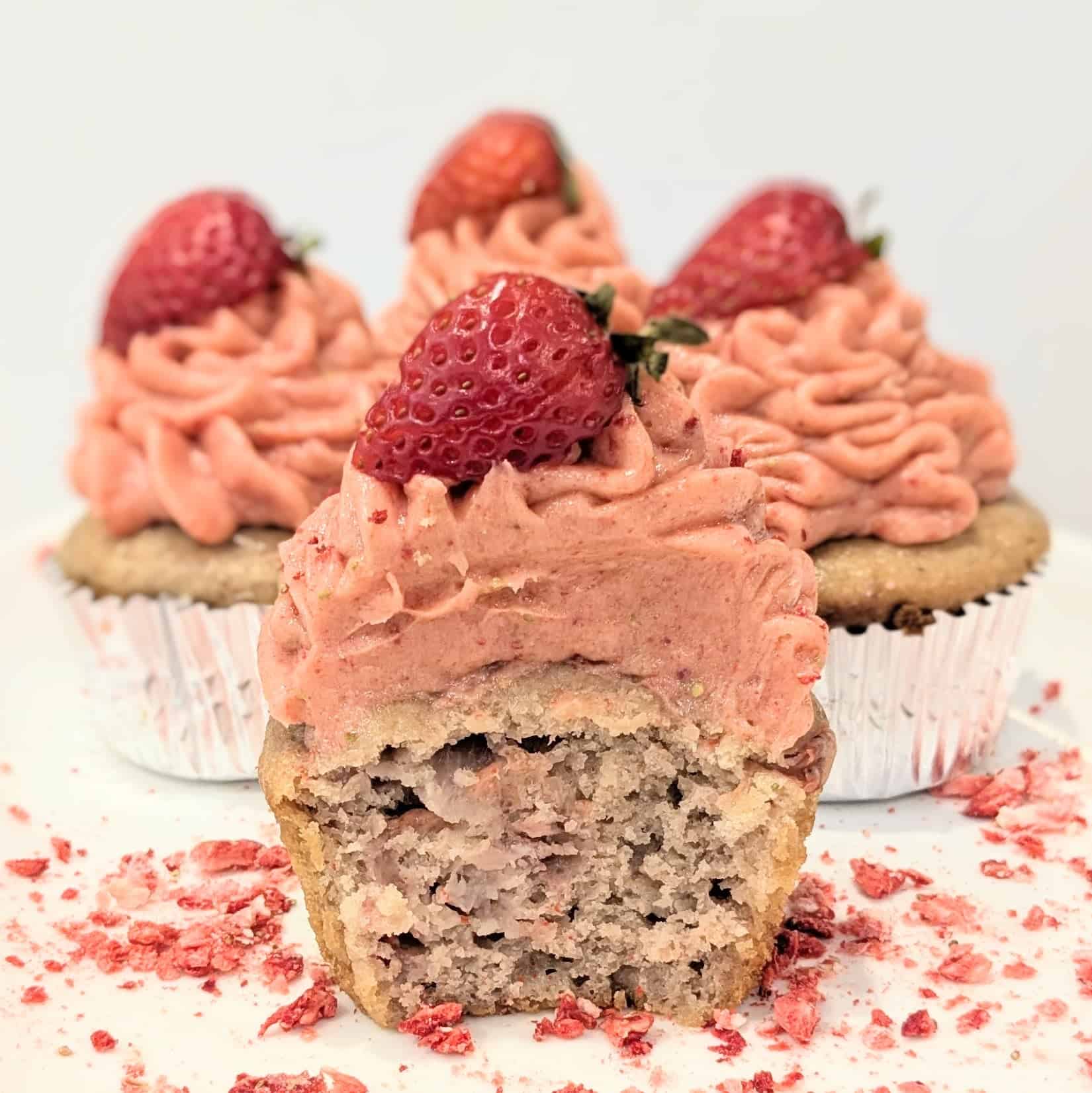 Image of Strawberry Cupcakes