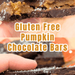 Gluten Free Pumpkin Chocolate Bars