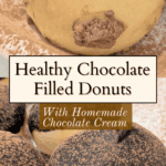 Healthy Chocolate Filled Donuts With Homemade Chocolate Cream