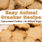 Easy Animal Cracker Recipe - Unprocessed Cookies No Refined Sugar