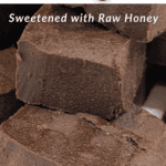 Easy & Healthy Chocolate Fudge Sweetened with Raw Honey