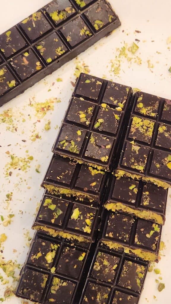 Homemade Dubai Chocolate Bars