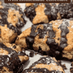 Easy & Healthy Chocolate Chunk Scones with Homemade Chocolate