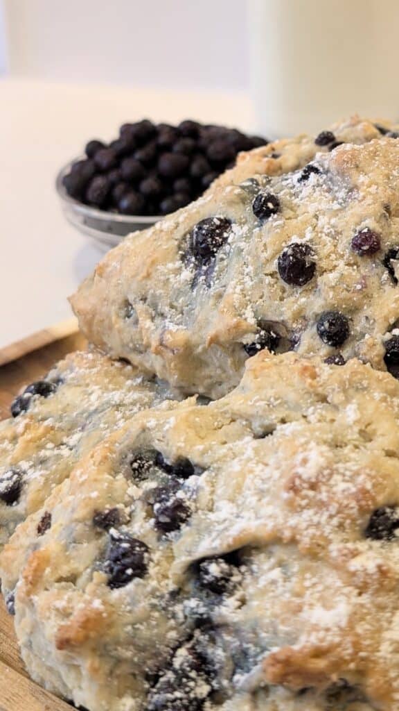 Homemade Blueberry Scones