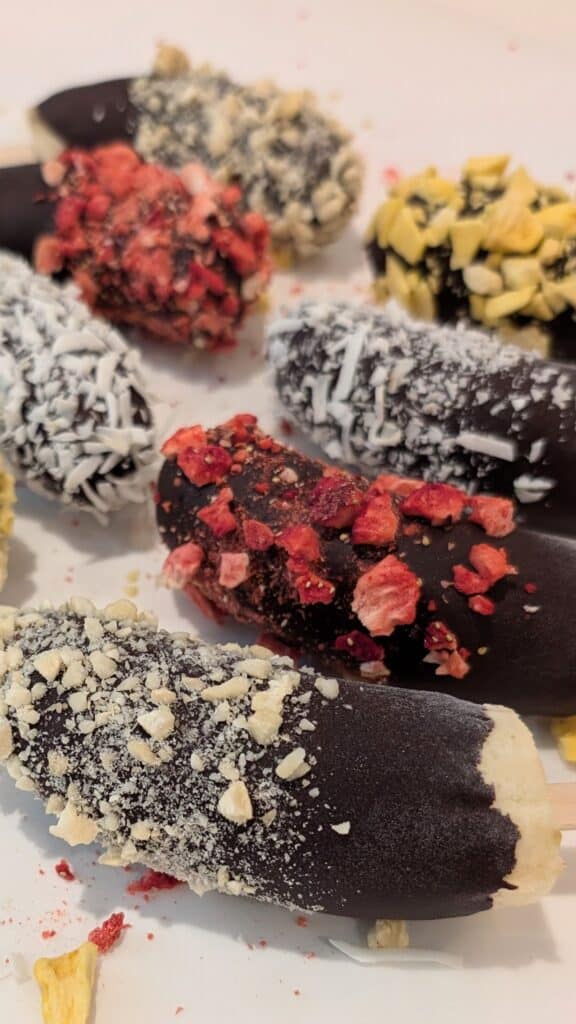 Chocolate Frozen Bananas