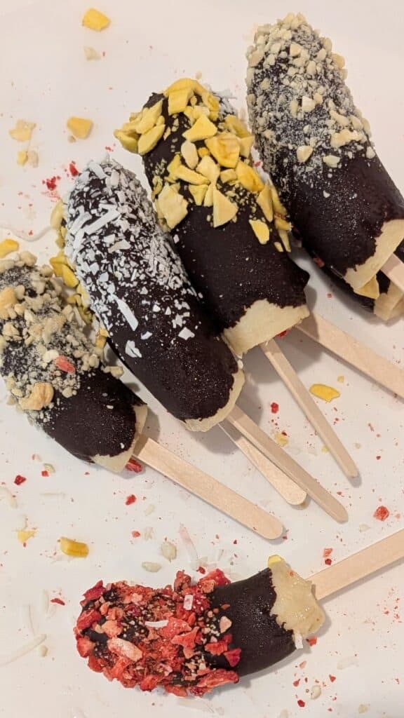 Sugar Free Chocolate Covered Bananas