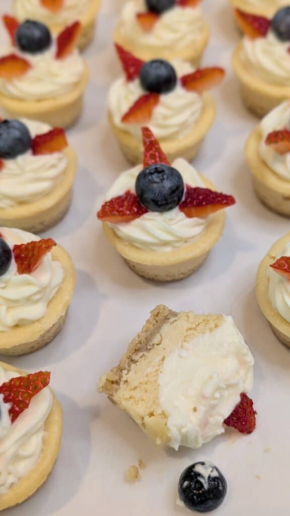 Homemade Mini Cheesecakes