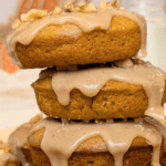 Healthy Pumpkin Donut Recipe - With No Sugar Maple Glaze