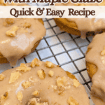 Pumpkin Donuts With Maple Glaze - Quick & Easy Recipe