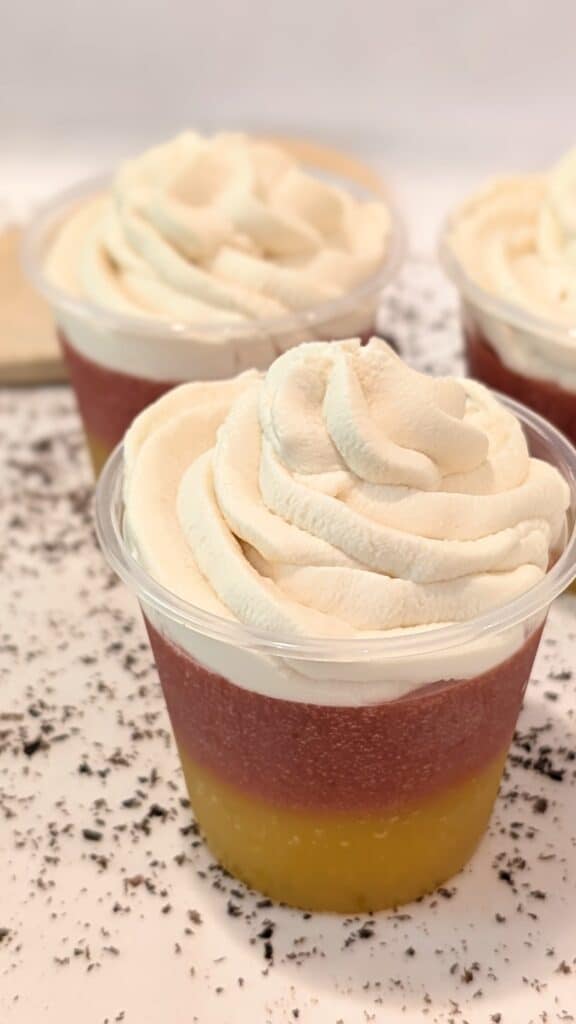 Candy Corn Jello Cups