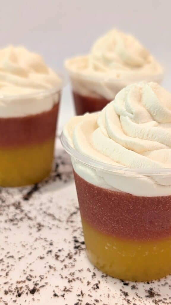 Halloween Candy Corn Jello Cups