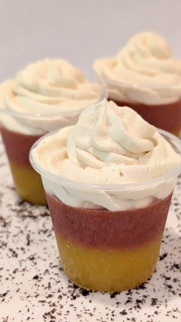 Jello Candy Corn Cups