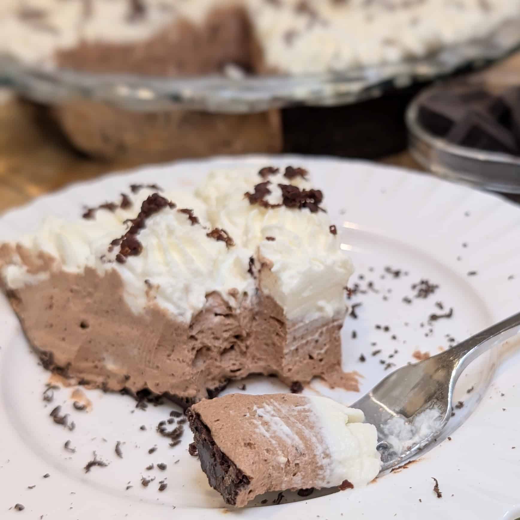 No Bake Chocolate Pie