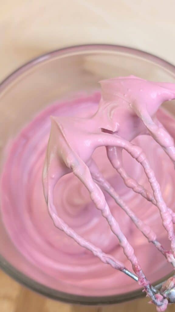 Dye Free Pink Frosting